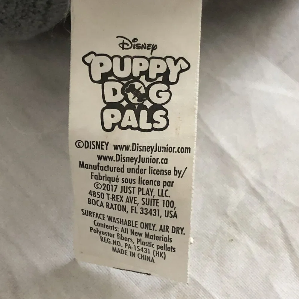 Disney Store BINGO Plush‎ PUPPY DOG PALS Stuffed Animal Sewn eyes 7